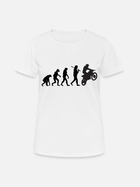 Motorbike - Women's Breathable T-Shirt - white