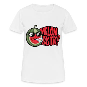 MELON TASTIC - Women's Breathable T-Shirt - white - Front - AI Model Female 172 dark (172cm)