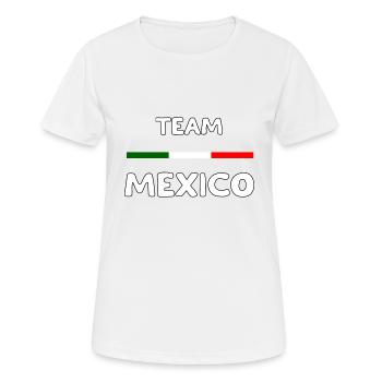 TEAM MEXICO - T-shirt respirant Femme - blanc - Devant - AI Model Female 172 dark (172cm)