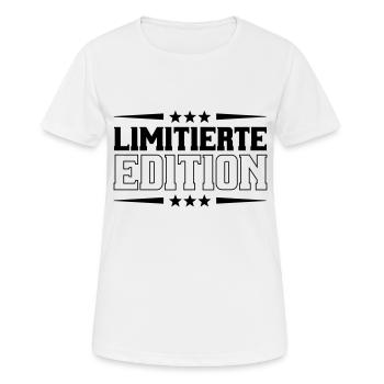limited edition - Frauen T-Shirt atmungsaktiv - Weiß - Vorne - AI Model Female 172 dark (172cm)