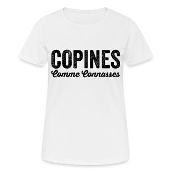 girlfriends as - Women's Breathable T-Shirt - white - Front - AI Model Female 172 dark (172cm)