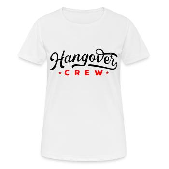 Hangover Crew - Women's Breathable T-Shirt - white - Front - AI Model Female 172 dark (172cm)