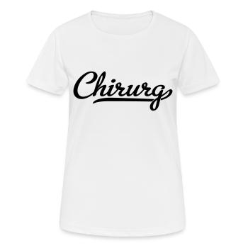 Chirurg - Frauen T-Shirt atmungsaktiv - Weiß - Vorne - AI Model Female 172 dark (172cm)