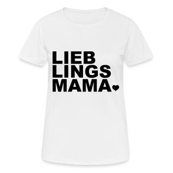 Lieblings Mama - Mutti - Mami - Mutter - Frauen T-Shirt atmungsaktiv - Weiß - Vorne - AI Model Female 172 dark (172cm)