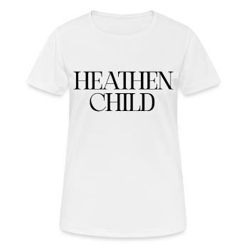 Enfant païen Esthétique Gothique Rebelle - T-shirt respirant Femme - blanc - Devant - AI Model Female 172 dark (172cm)