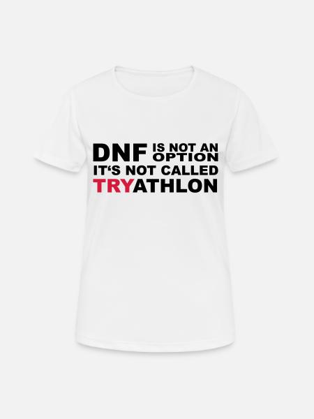 TRYATHLON - Frauen T-Shirt atmungsaktiv - Weiß