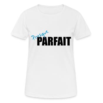perfect - Women's Breathable T-Shirt - white - Front - AI Model Female 172 dark (172cm)