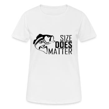 Pêcheur pêcheur - T-shirt respirant Femme - blanc - Devant - AI Model Female 172 dark (172cm)