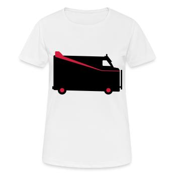 a team van - T-shirt respirant Femme - blanc - Devant - AI Model Female 172 dark (172cm)