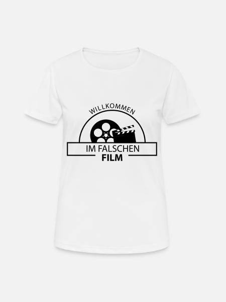 Falscher Film - Frauen T-Shirt atmungsaktiv - Weiß