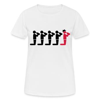 Five men - Frauen T-Shirt atmungsaktiv - Weiß - Vorne - AI Model Female 172 dark (172cm)