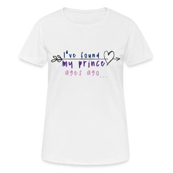 HT Royal Wedding Prince - T-shirt respirant Femme - blanc - Devant - AI Model Female 172 dark (172cm)