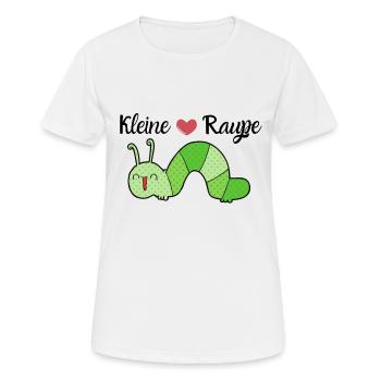 Kleine Raupe - Frauen T-Shirt atmungsaktiv - Weiß - Vorne - AI Model Female 172 dark (172cm)
