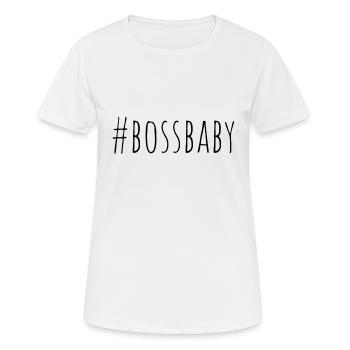 Patron bébé - T-shirt respirant Femme - blanc - Devant - AI Model Female 172 dark (172cm)
