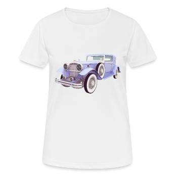 Oldtimer, Auto, Automobil - Frauen T-Shirt atmungsaktiv - Weiß - Vorne - AI Model Female 172 dark (172cm)