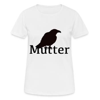 Raben Mutter - Frauen T-Shirt atmungsaktiv - Weiß - Vorne - AI Model Female 172 dark (172cm)