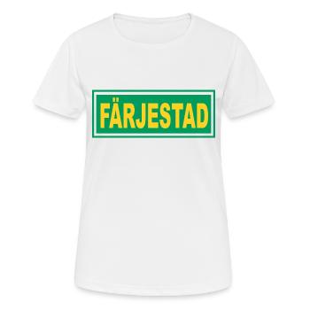 Färjestad Green - T-shirt respirant Femme - blanc - Devant - AI Model Female 172 dark (172cm)
