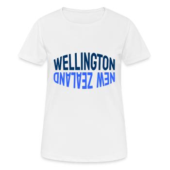 Wellington - Nouvelle-Zélande - Nouvelle-Zélande - Maori - Aotearoa - T-shirt respirant Femme - blanc - Devant - AI Model Female 172 dark (172cm)