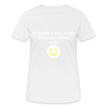 - 70% Jour des morts - T-shirt respirant Femme - blanc - Devant - AI Model Female 172 dark (172cm)