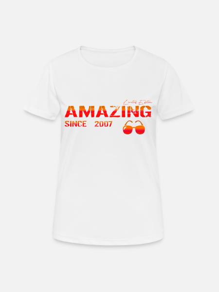 Amazing since 2007 - Women's Breathable T-Shirt - white