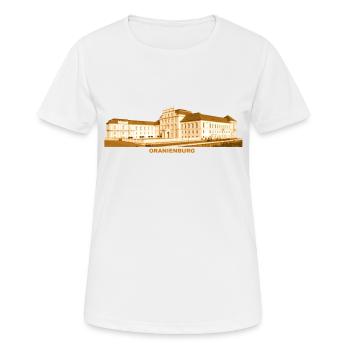 Oranienburg Schloss Havel Brandenburg Barock - Frauen T-Shirt atmungsaktiv - Weiß - Vorne - AI Model Female 172 dark (172cm)