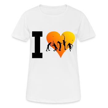 Tennis Play Tennis Men Women Tennis - Women's Breathable T-Shirt - white - Front - AI Model Female 172 dark (172cm)