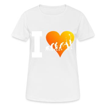 Women's Men's Paddle Court Racket Paddling - Women's Breathable T-Shirt - white - Front - AI Model Female 172 dark (172cm)