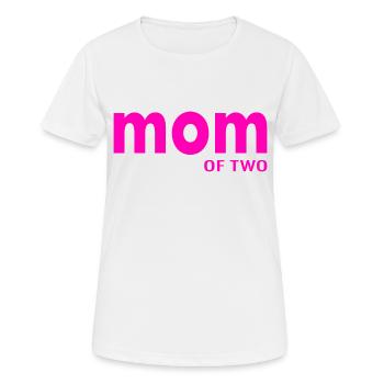 Maman dictons idée cadeau maman maman - T-shirt respirant Femme - blanc - Devant - AI Model Female 172 dark (172cm)