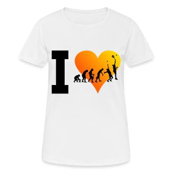 Schlägersport Paddeltennis Herren Damen Paddle - Frauen T-Shirt atmungsaktiv - Weiß - Vorne - AI Model Female 172 dark (172cm)