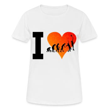 Herren Paddle Tennis Damen Paddle Paddle Court - Frauen T-Shirt atmungsaktiv - Weiß - Vorne - AI Model Female 172 dark (172cm)