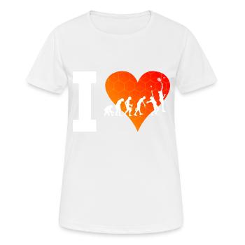Paddle Court Paddle Tennis Paddeltennis Paddle Rac - T-shirt respirant Femme - blanc - Devant - AI Model Female 172 dark (172cm)