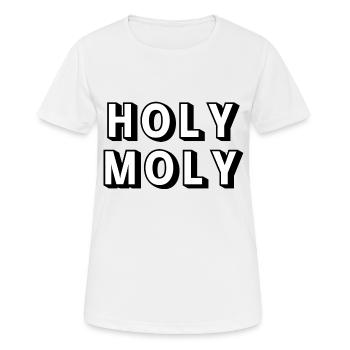 Sacré Moly - T-shirt respirant Femme - blanc - Devant - AI Model Female 172 dark (172cm)
