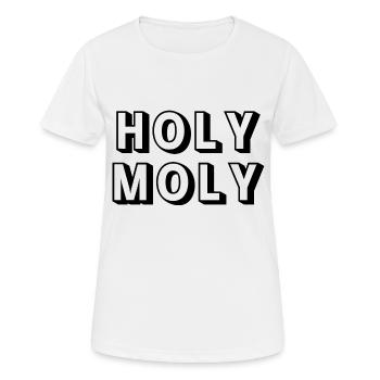 Sacré Moly - T-shirt respirant Femme - blanc - Devant - AI Model Female 172 dark (172cm)