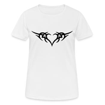 Tribal - T-shirt respirant Femme - blanc - Devant - AI Model Female 172 dark (172cm)