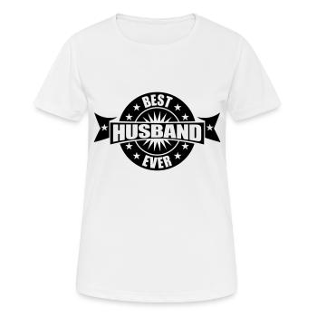 schwarz auszeichnung rund kreis siegel banner stem - Frauen T-Shirt atmungsaktiv - Weiß - Vorne - AI Model Female 172 dark (172cm)