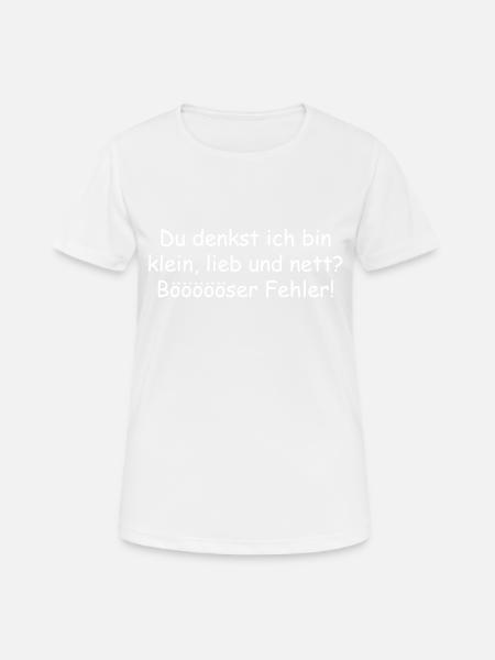 You think I'm small, nice and nice - Women's Breathable T-Shirt - white