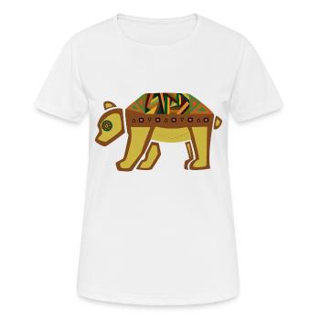 porter - T-shirt respirant Femme - blanc - Devant - AI Model Female 172 dark (172cm)