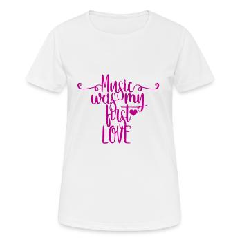 Musik Liebhaber Musikliebhaber Musiker Geschenk - Frauen T-Shirt atmungsaktiv - Weiß - Vorne - AI Model Female 172 dark (172cm)