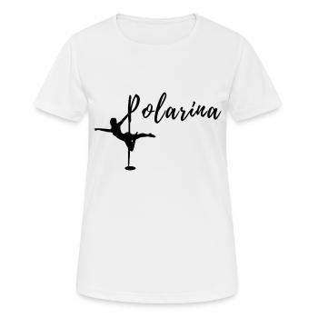 Pole dance - T-shirt respirant Femme - blanc - Devant - AI Model Female 172 dark (172cm)