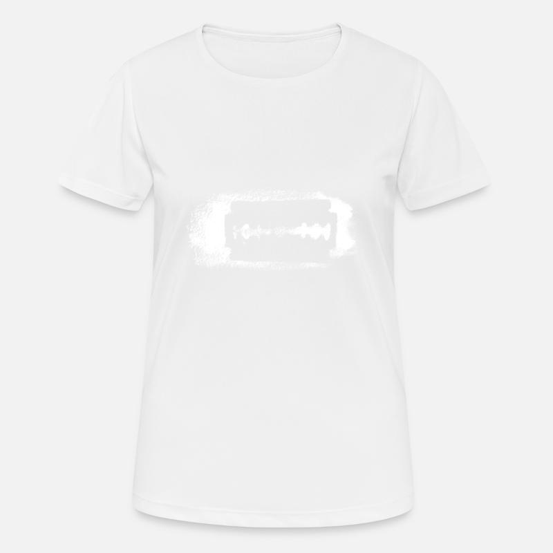 razor blade - Women's Breathable T-Shirt - white