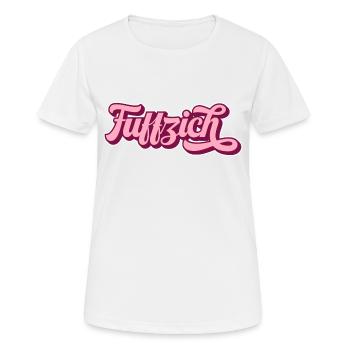 Fuffzich 50. Geburtstag Birthday Fünfzig Geschenk - Frauen T-Shirt atmungsaktiv - Weiß - Vorne - AI Model Female 172 dark (172cm)