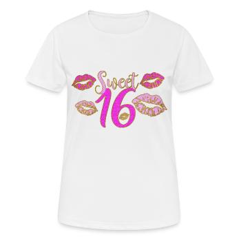 Super girl - Women's Breathable T-Shirt - white - Front - AI Model Female 172 dark (172cm)