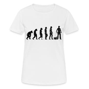 Craft Evolution Craftsman Tool Électronique - T-shirt respirant Femme - blanc - Devant - AI Model Female 172 dark (172cm)