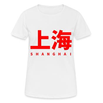 SHANGHAI CHINA CITY CHINOIS - T-shirt respirant Femme - blanc - Devant - AI Model Female 172 dark (172cm)