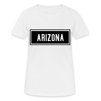 Arizona - T-shirt respirant Femme - blanc - Devant - AI Model Female 172 dark (172cm)