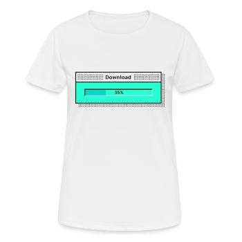Alerte de chargement - T-shirt respirant Femme - blanc - Devant - AI Model Female 172 dark (172cm)