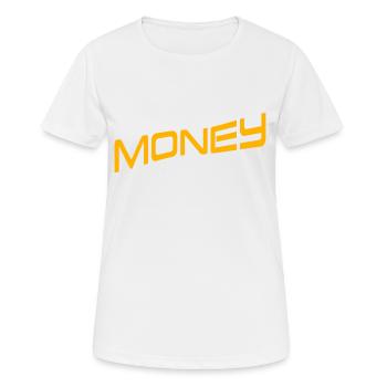 Money - Women's Breathable T-Shirt - white - Front - AI Model Female 172 dark (172cm)