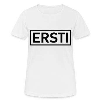 Ersti schwarz / Motiv für Erstsemester / Studenten - Frauen T-Shirt atmungsaktiv - Weiß - Vorne - AI Model Female 172 dark (172cm)