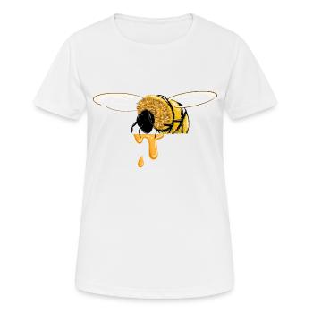 Safe the Bees - Women's Breathable T-Shirt - white - Front - AI Model Female 172 dark (172cm)