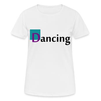 Dancing Dance Music - Women's Breathable T-Shirt - white - Front - AI Model Female 172 dark (172cm)